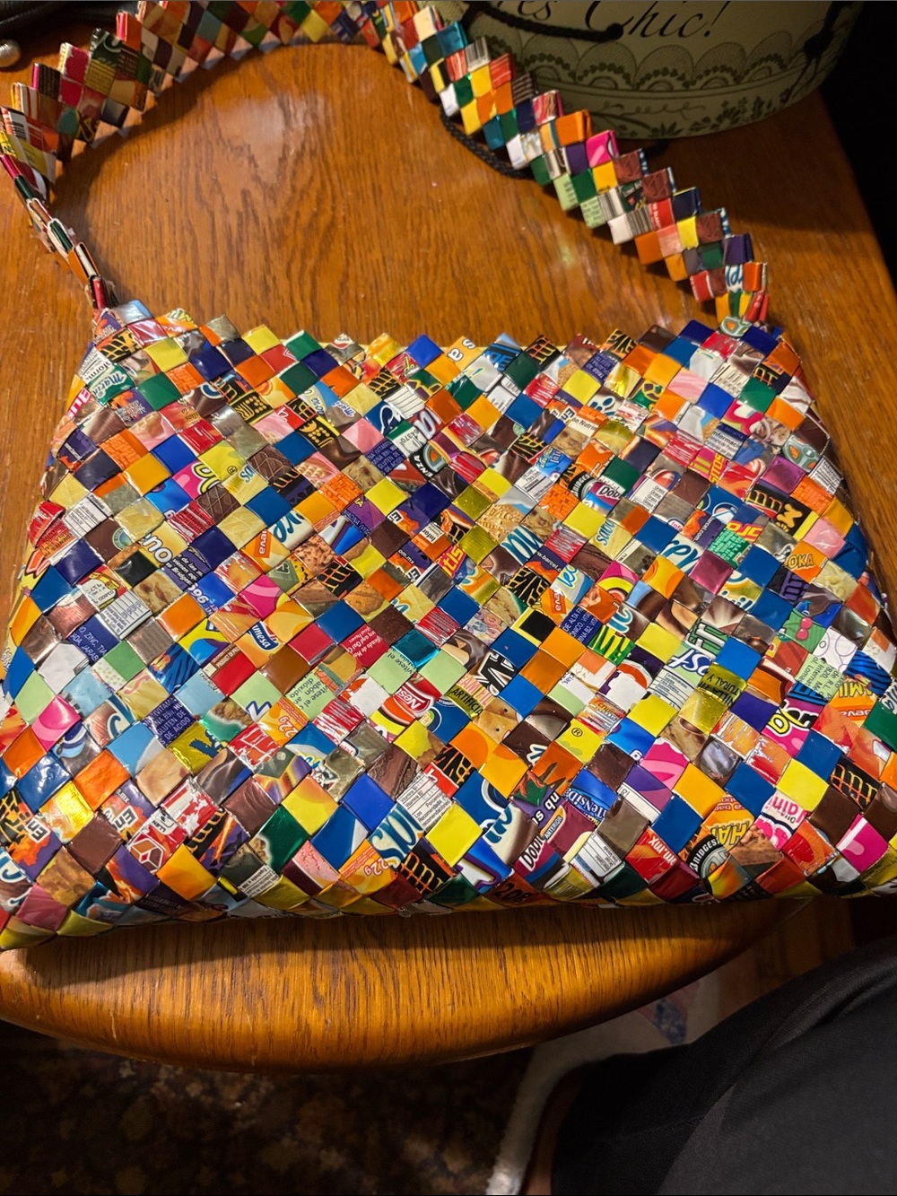 Candy wrapper purse